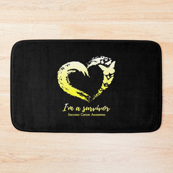 Item preview, I'm Survivor Sarcoma Cancer Awareness Yellow Ribbon designed and sold by GordonDrummond.