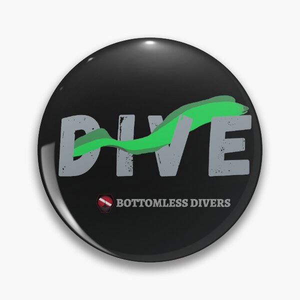Item preview, Dive with Green Moray Eel in Grey Font designed and sold by BottomlessDiver.