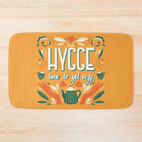 Item preview, Hygge Concept. Hand Lettering. Orange and Green. designed and sold by BlueLela.