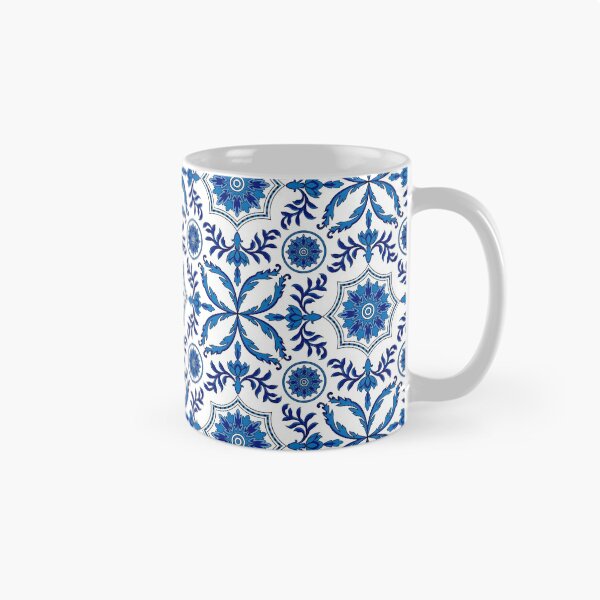 Item preview, Navy blue Tenente Valadim Tile (Azulejos) designed and sold by Ribeiro Design.