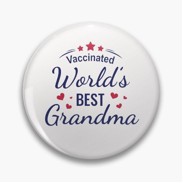 Item preview, Vaccinated: World's Best Grandma designed and sold by PrintBrint.