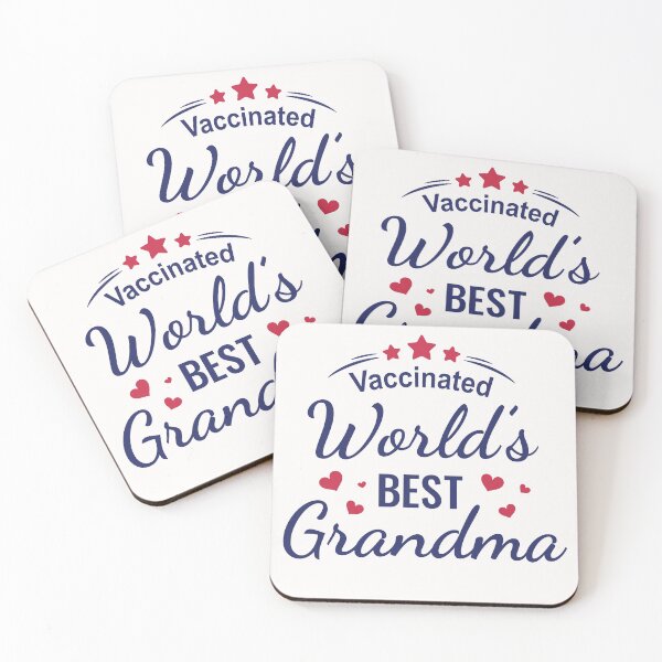 Item preview, Vaccinated: World's Best Grandma designed and sold by PrintBrint.