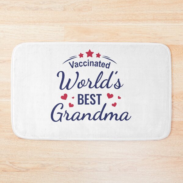 Item preview, Vaccinated: World's Best Grandma designed and sold by PrintBrint.