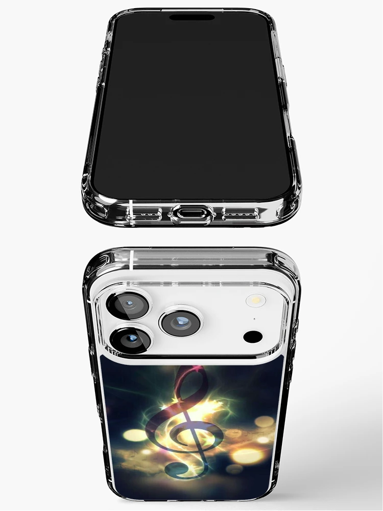 Thumbnail 3 of 5, iPhone Case, Musical Note on Fire designed and sold by ReesDesigns.