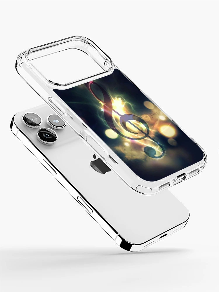 Thumbnail 2 of 5, iPhone Case, Musical Note on Fire designed and sold by ReesDesigns.