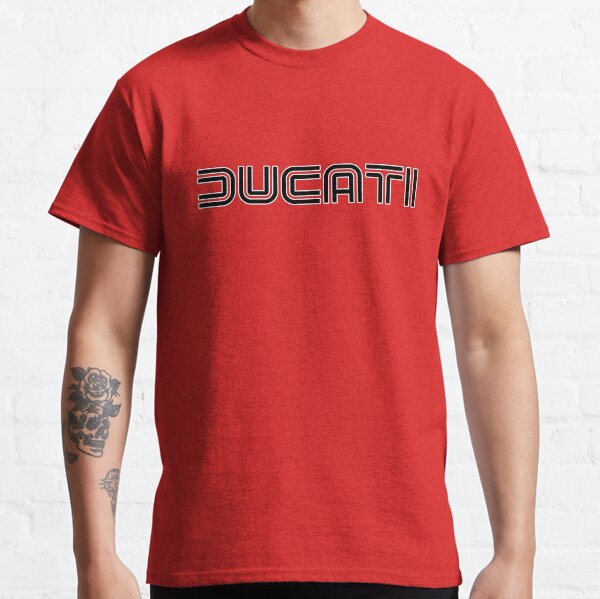 Ducati 80s Retro Logo Short Sleeve T-Shirt