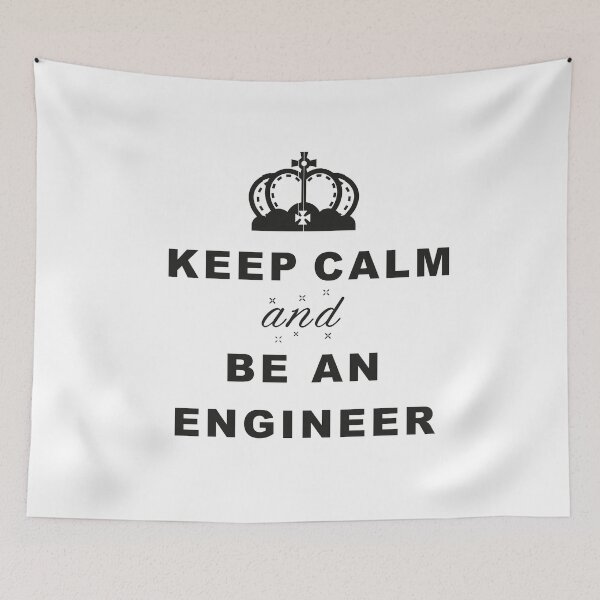 Item preview, Keep Calm And Be An Engineer designed and sold by itShirts-Shop.