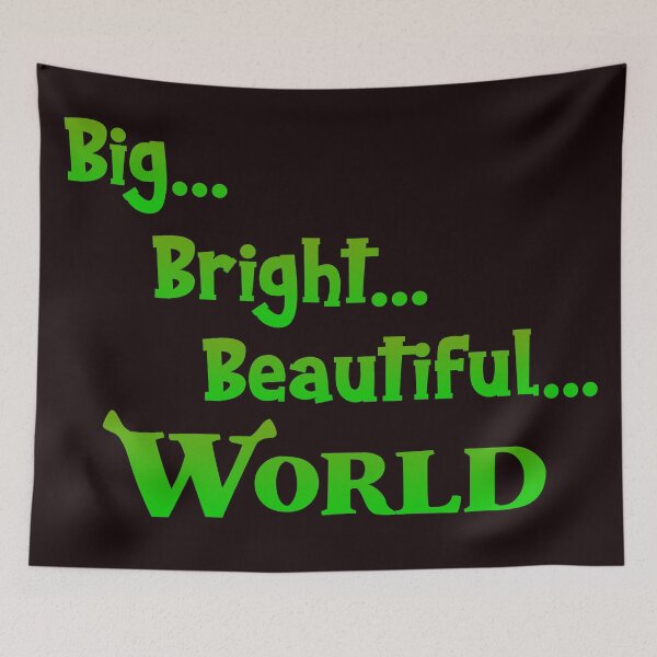 Item preview, Big Bright Beautiful World - Shrek the Musical designed and sold by BECMTDesigns.