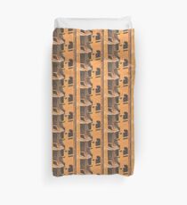 Stairwell by lamplight. Duvet Cover