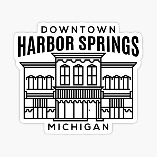 Item preview, Downtown Harbor Springs MI designed and sold by HalpinDesign.
