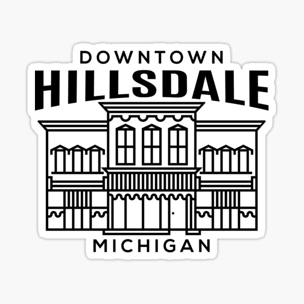 Item preview, Downtown Hillsdale MI designed and sold by HalpinDesign.