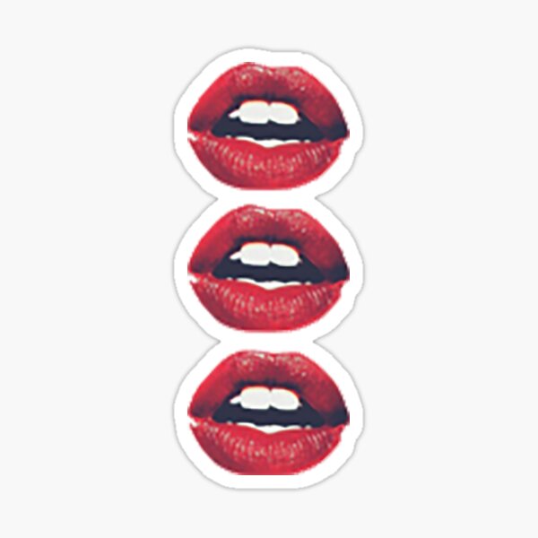 Lip Stickers Redbubble
