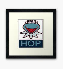 KERMIT MUPPETS MUTANT HOP POSTER Framed Print