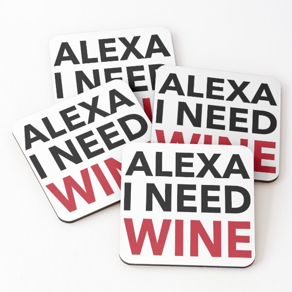 Item preview, Alexa I Need Wine Funny Gift designed and sold by cattiktoks1718.