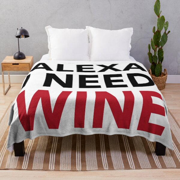 Item preview, Alexa I Need Wine Funny Gift designed and sold by cattiktoks1718.