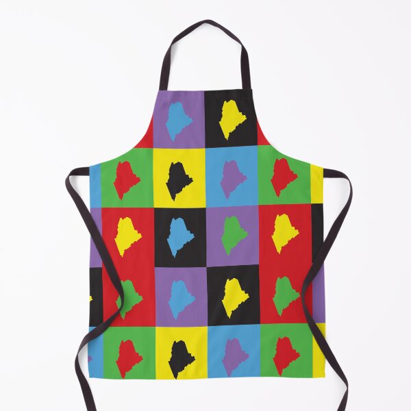 Item preview, Maine US State Pop Art Pattern designed and sold by ValeriesGallery.