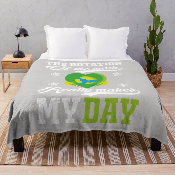 Item preview, Rotation of the Earth Makes My Day Funny Science Scientist designed and sold by GINIART.
