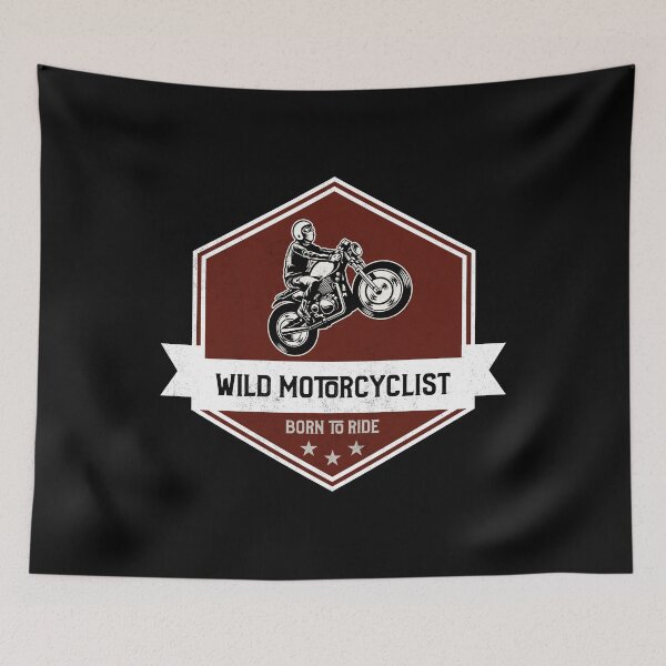 Item preview, Wild Motorcyclist - Bikers Club designed and sold by ManiaTeec.