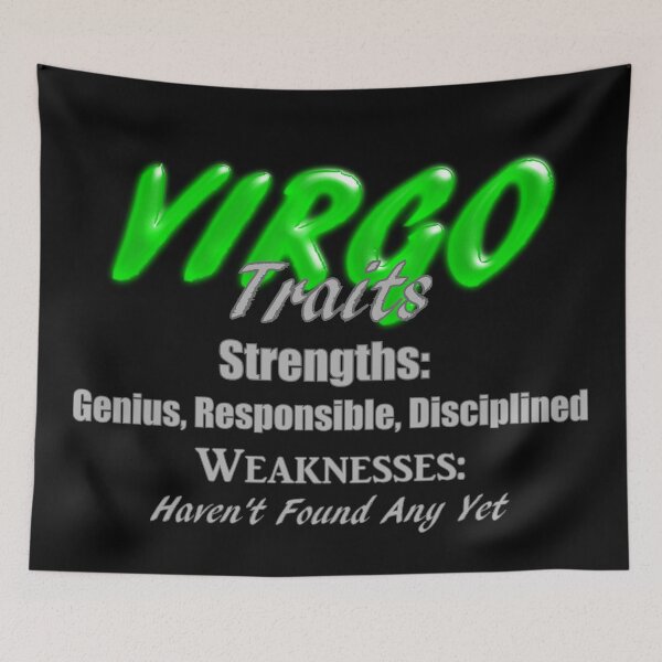 Item preview, Funny Virgo Zodiac Traits designed and sold by AFordhamDesigns.