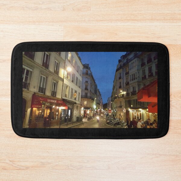 Item preview, Nighttime Street in Paris designed and sold by RotondoArt.