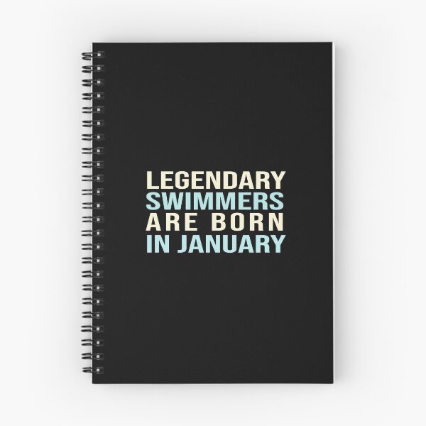 Item preview, Legendary Swimmers Are Born In January designed and sold by ZAstore.