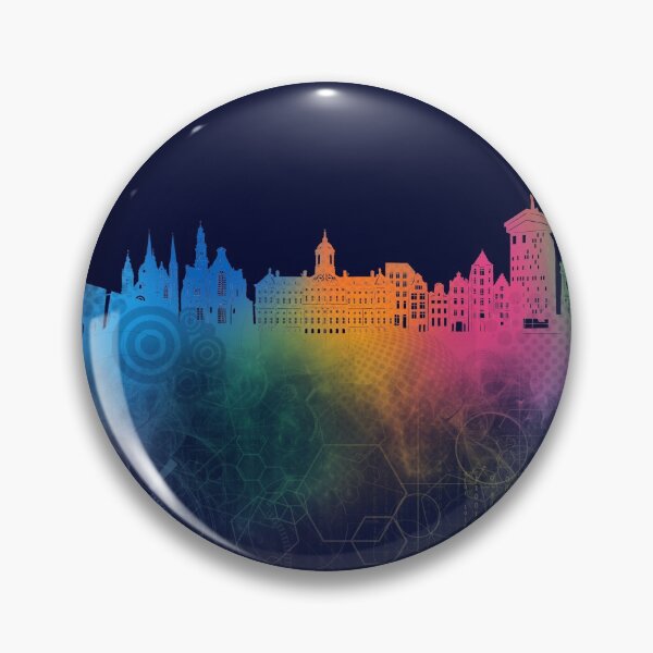 Item preview, amsterdam skyline cyber designed and sold by BekimART2.