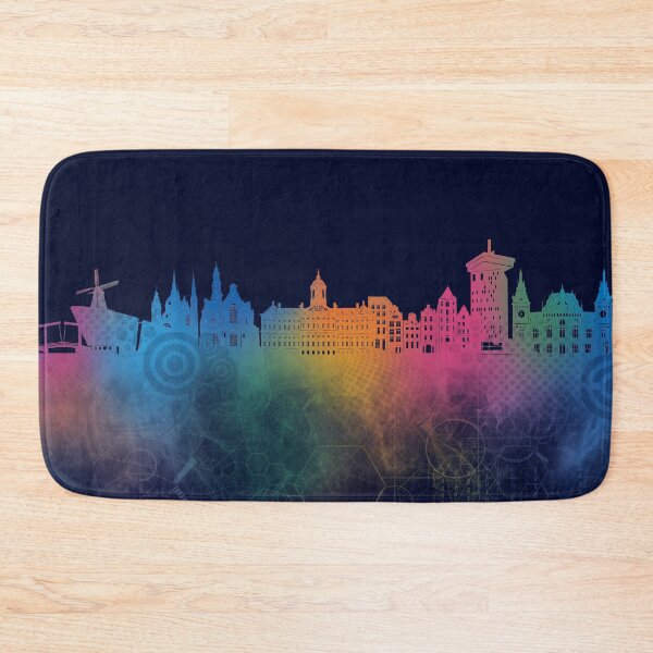 Item preview, amsterdam skyline cyber designed and sold by BekimART2.