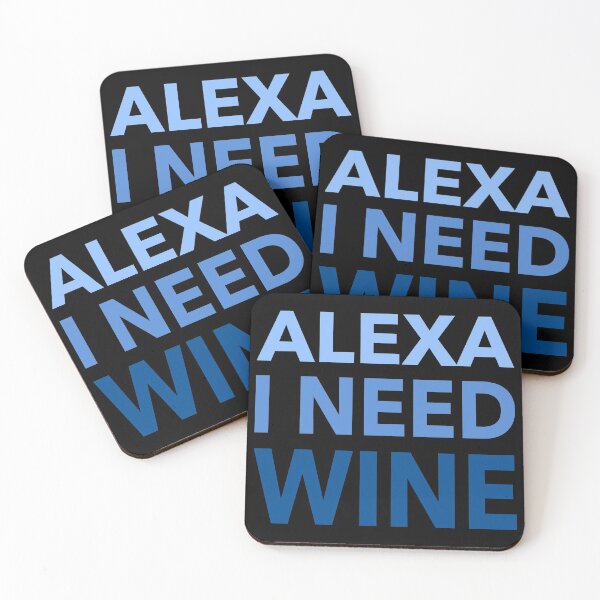 Item preview, Alexa I Need Wine Funny Gift designed and sold by cattiktoks1718.