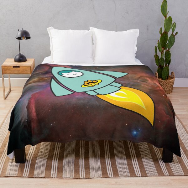 Item preview, Fat Cat Rocketship designed and sold by Keska.