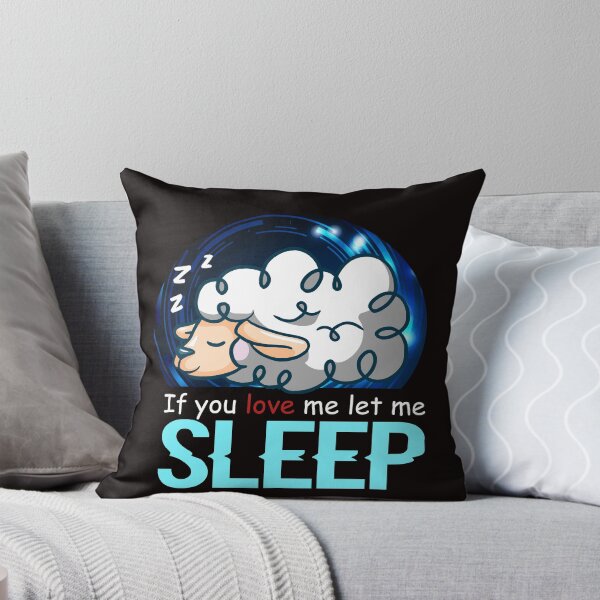Item preview, If you love me let me sleep cute sheep designed and sold by Nelt123.