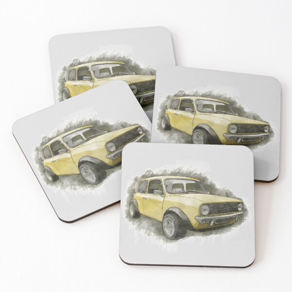 Item preview, Yet Another Classic Mini Watercolour Yellow designed and sold by jdm1981.