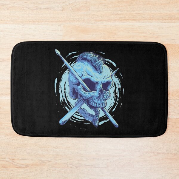 Item preview, Baterista esqueleto azul designed and sold by JuicySchinken.