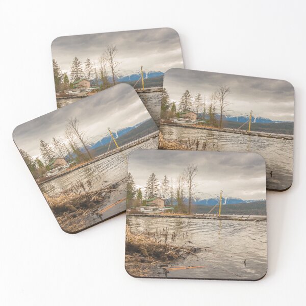 Item preview, Late spring afternoon on Lakelse Lake at Waterlily bay, BC, Canada designed and sold by SnapTPhotograph.