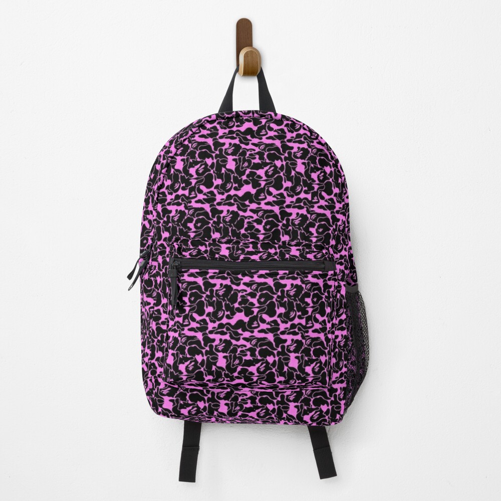 Pink Bape Print | Backpack