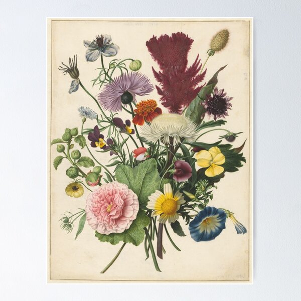 Aperçu de l'œuvre Bouquet de fleurs, anonyme, 1680. créée et vendue par Historical Paintings.
