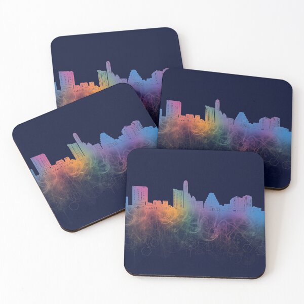 Item preview, austin skyline cyber designed and sold by BekimART2.