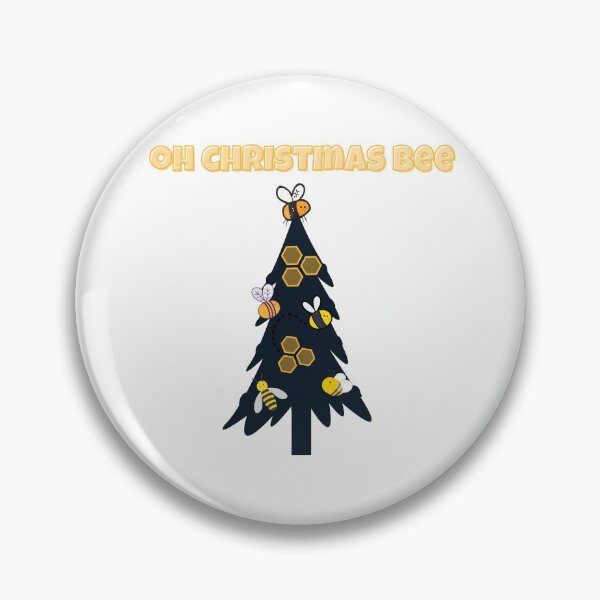 Item preview, Oh Christmas Bee - Funny Christmas Tree full of Bees designed and sold by Irelene.