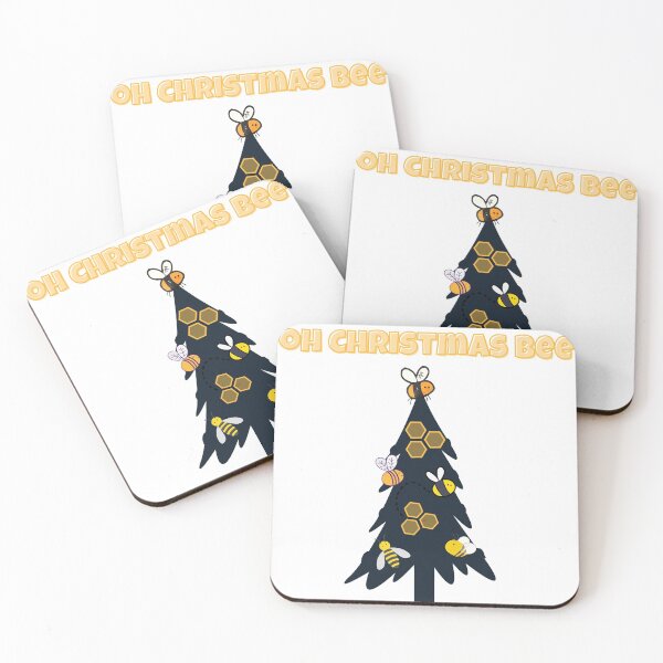 Item preview, Oh Christmas Bee - Funny Christmas Tree full of Bees designed and sold by Irelene.