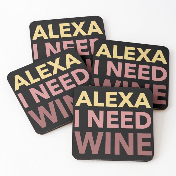 Item preview, Alexa I Need Wine Funny Gift designed and sold by cattiktoks1718.