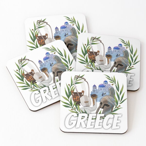 Item preview, GREECE Ball Python with Greek helmet, lyre, and vase in Santorini designed and sold by Reptiles Abroad.