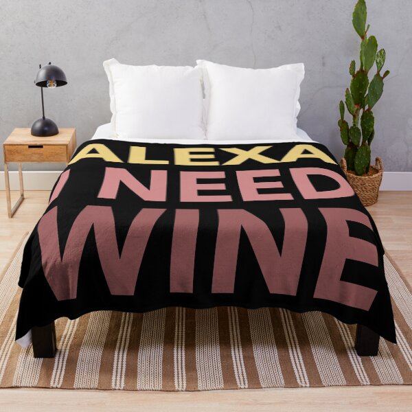 Item preview, Alexa I Need Wine Funny Gift designed and sold by cattiktoks1718.