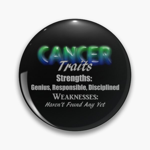 Item preview, Funny Cancer Zodiac Traits designed and sold by AFordhamDesigns.