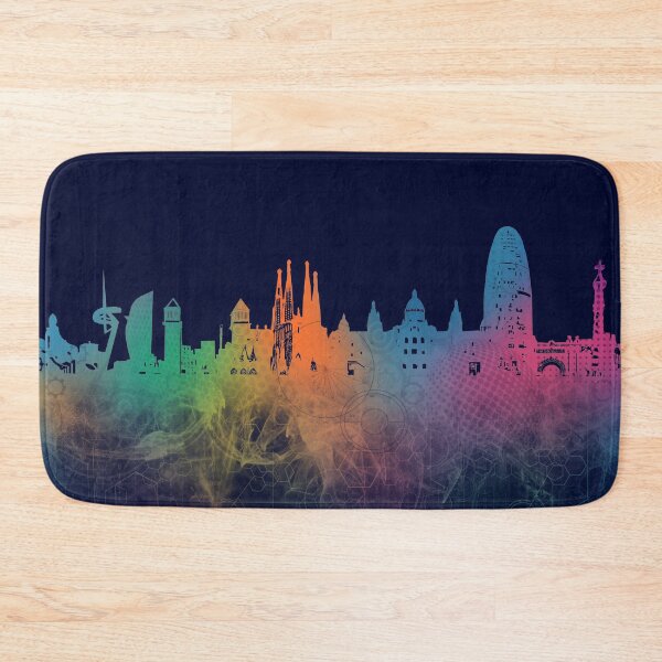 Item preview, barcelona skyline cyber designed and sold by BekimART2.