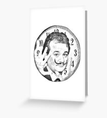 groundhog day x surrealism Greeting Card