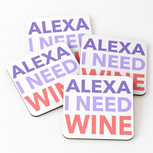Item preview, Alexa I Need Wine Funny Gift designed and sold by cattiktoks1718.