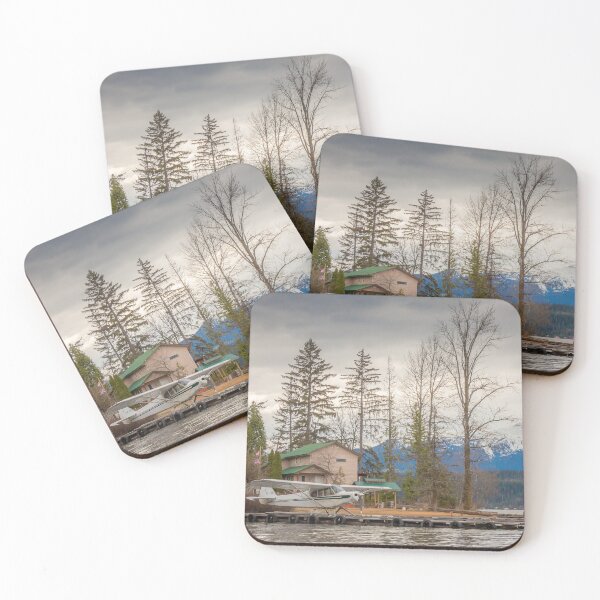 Item preview, Late spring afternoon on Lakelse Lake at Waterlily bay, BC, Canada designed and sold by SnapTPhotograph.