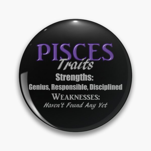 Item preview, Funny Pisces Zodiac Traits designed and sold by AFordhamDesigns.