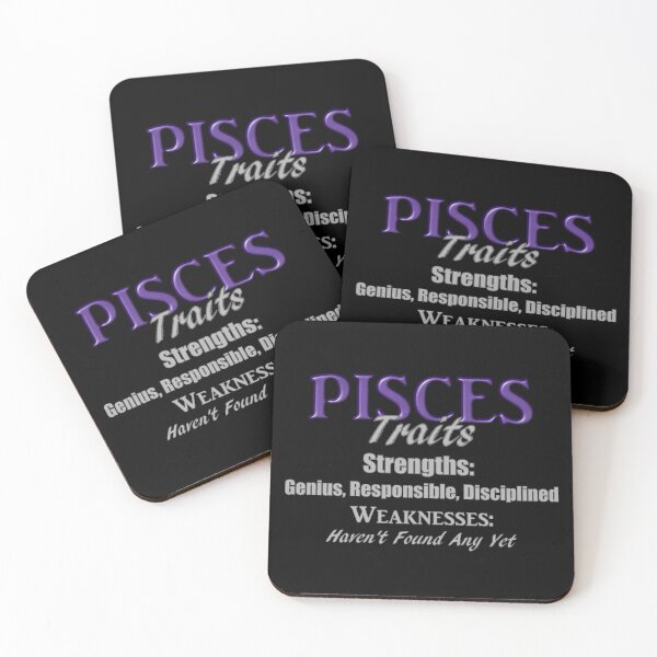 Item preview, Funny Pisces Zodiac Traits designed and sold by AFordhamDesigns.