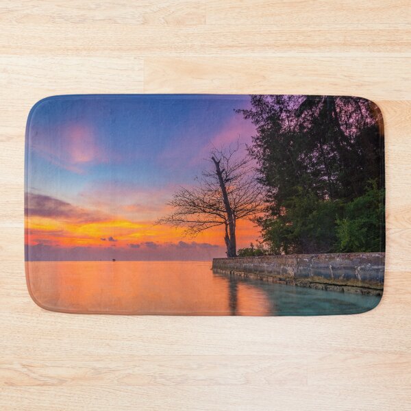 Item preview, Pink Purple and Blue Summer Sunset Bay View designed and sold by CheraeLynn.