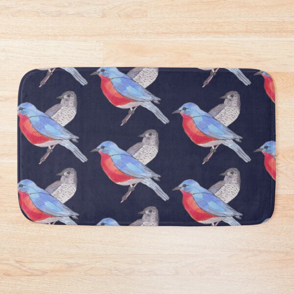 Item preview, Eastern Bluebird wild bird art designed and sold by TheWaterBirds.